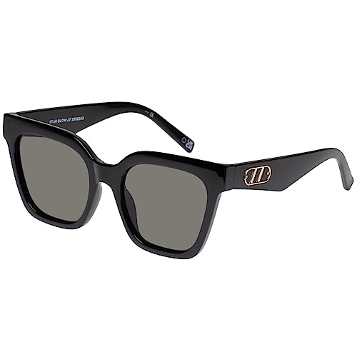 Le Specs Sonnenbrille STAR GLOW Damen Herren SQUARE Sonnenbrille mit hohem UV-Schutz von Le Specs