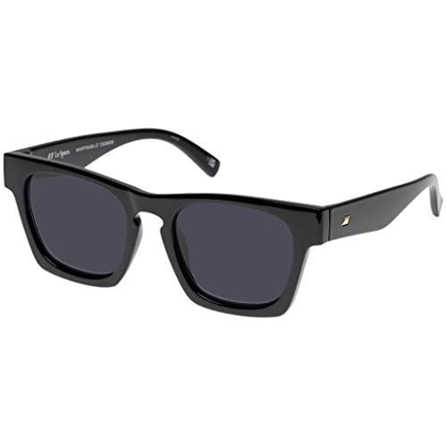 Le Specs WHIPTRASH LSU2329606 - BLACK - Damen Herren Rechteckige Sonnenbrille mit hohem UV-Schutz von Le Specs