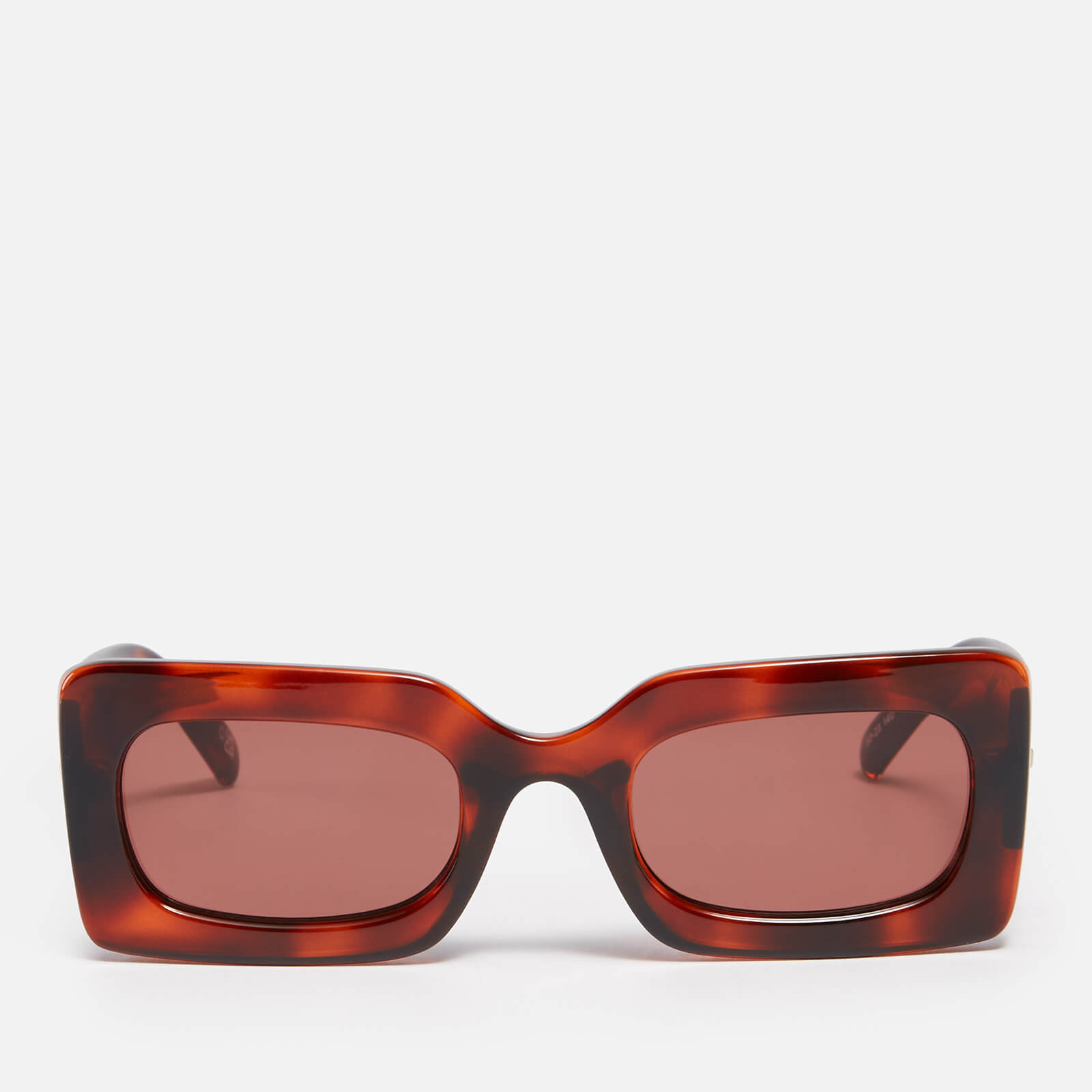 Le Specs Women's Oh Damn! Rectangular Sunglasses - Toffee Tort von Le Specs