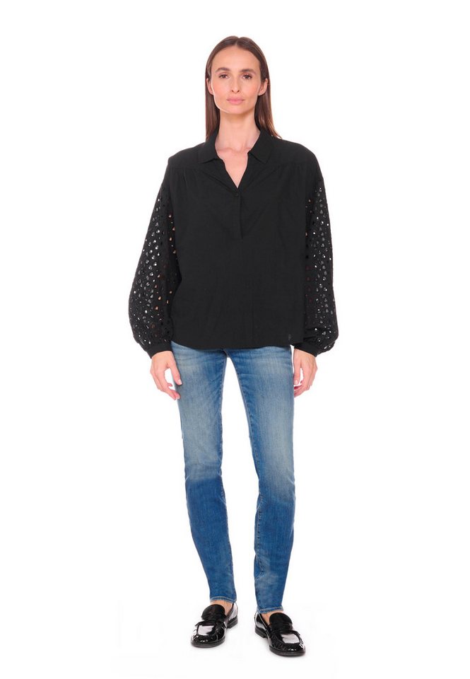 Le Temps Des Cerises Klassische Bluse CUNCA mit weiten Ärmeln von Le Temps Des Cerises