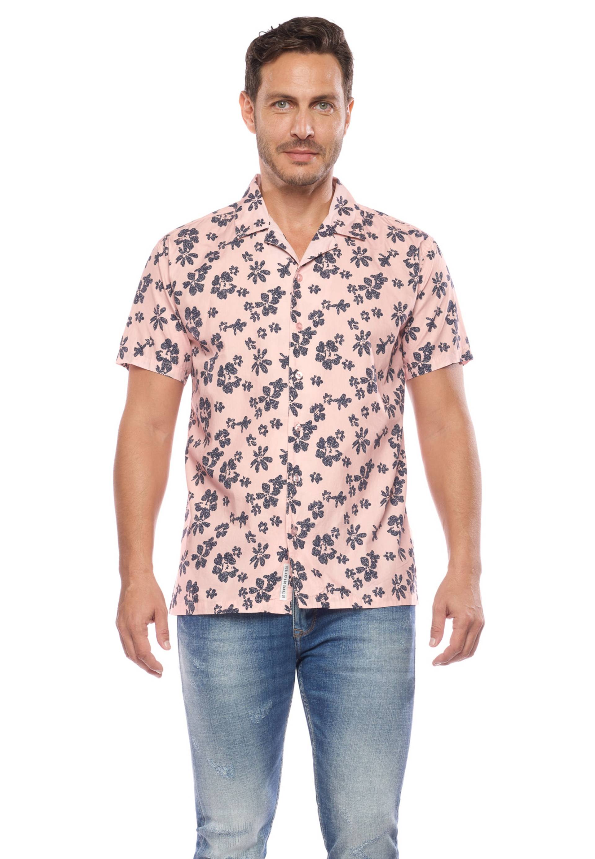 Le Temps Des Cerises Kurzarmhemd "CHEMISE HOMME POSTIR (MC) / SHIRT MAN POSTIR (SHORT SLEEVE)" von Le Temps Des Cerises