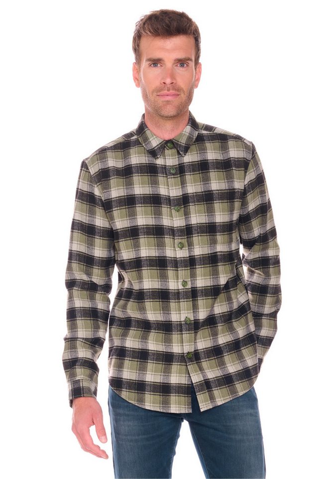 Le Temps Des Cerises Langarmhemd FERINO mit Karo-Muster von Le Temps Des Cerises