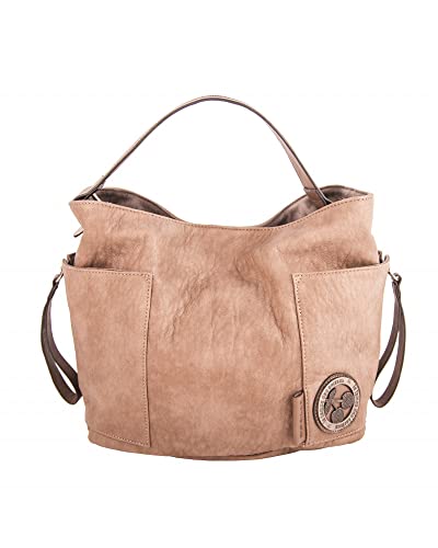 Cherry Noemi 2 Tasche, Taupe von Le Temps des Cerises