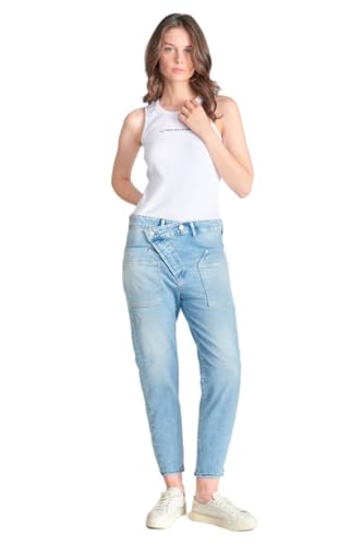 Le Temps des Cerises Cosy Pocket Boyfit 7/8. Jeans Destroy Blau Nr. 5, blau, 24W von Le Temps des Cerises