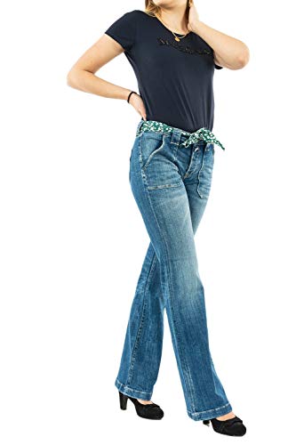 Le Temps des Cerises Damen Jeans Flare blau 29 von Le Temps des Cerises