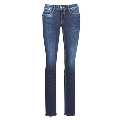 Le Temps des Cerises Damen Jfpulprewa235 Straight Jeans, Blau (Blue 3001), 38 (Herstellergröße: 30) von Le Temps des Cerises