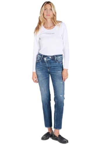 Le Temps des Cerises Jeans 7/8 schmale hohe Taille Frau Zep Pulp Destroy N°2 von Le Temps des Cerises