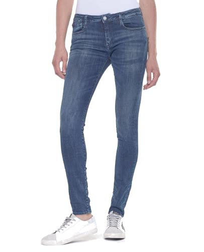 Le Temps des Cerises Jeans Power Skinny 7/8, Blau Gr. W30, blau von Le Temps des Cerises