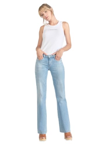 Le Temps des Cerises Kadi Flare Jeans Nr. 5, Blau, blau, 30W von Le Temps des Cerises