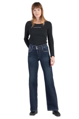 Le Temps des Cerises Nancy Pulp Flare Jeans, hohe Taille, Blau Nr. 1, blau, 26W von Le Temps des Cerises