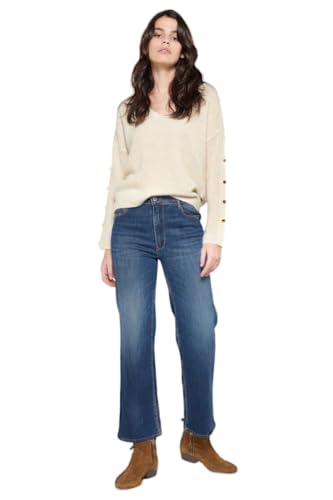 Le Temps des Cerises Pulp Straight Waist 7/8. Jeans Blau Nr. 2, Blau, 27W von Le Temps des Cerises