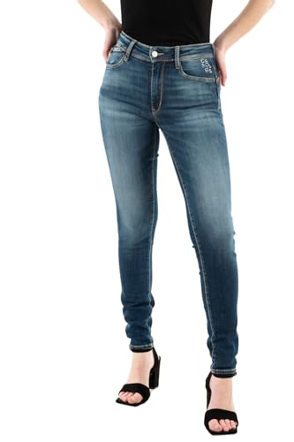 Le Temps des Cerises Zazi Pulp Slim Jeans mit hoher Taille, Blau Nr. 2, blau, 29W von Le Temps des Cerises