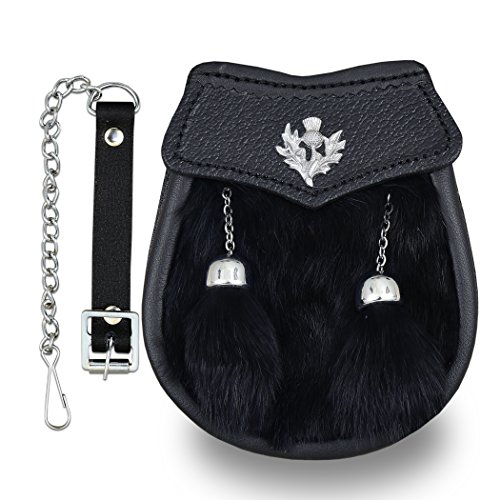 SHYNE KILTS U.K Junge Semi Kleid Schwarz Kilt Sporran mit Distel Emblem & Ketten Gürtel SHYNE KILTS U.K Junge Semi Kleid Schwarz Kilt Sporran mit Distel Emblem & Ketten Gürtel von Le Touch