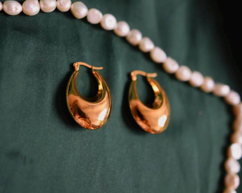 Ohrringe Oldmoney Vintage Gold Edel Schick Retro Antik Schmuck Klassisch Damen Barock Luxus Perlen 60Er Französisch von LeBijouClassique