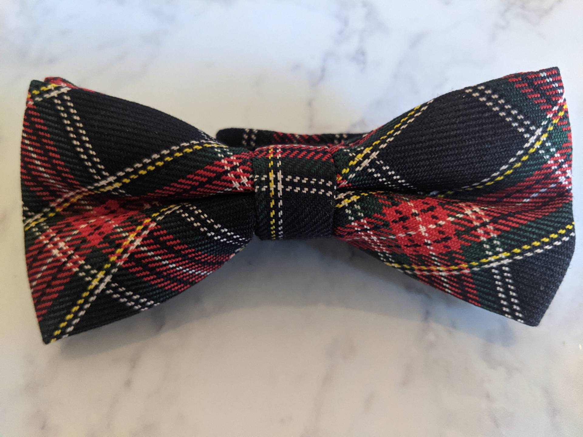 Blau & Rot Tartan Fliege von LeBonHomme