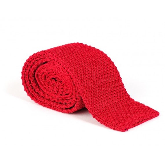 Krawatte Rot | 24 Farben Stricken Krawatte Rot | 24 Farben Stricken von LeChicFrancaisParis