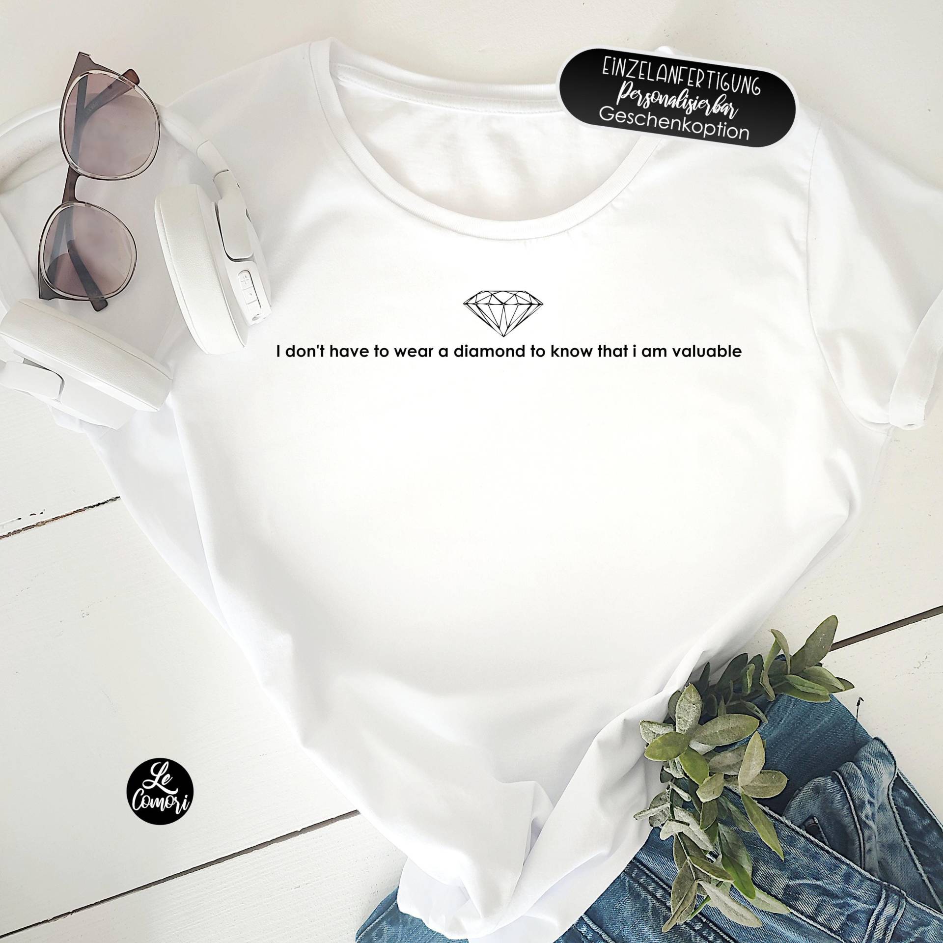 Ab 26, 50 Euro, T-Shirt Bedruckt, Personalisierte T-Shirt, Mit Aufdruck, Selbst Bedrucktes T-Shirt, Bio T Shirts Sprüchen von LeComori