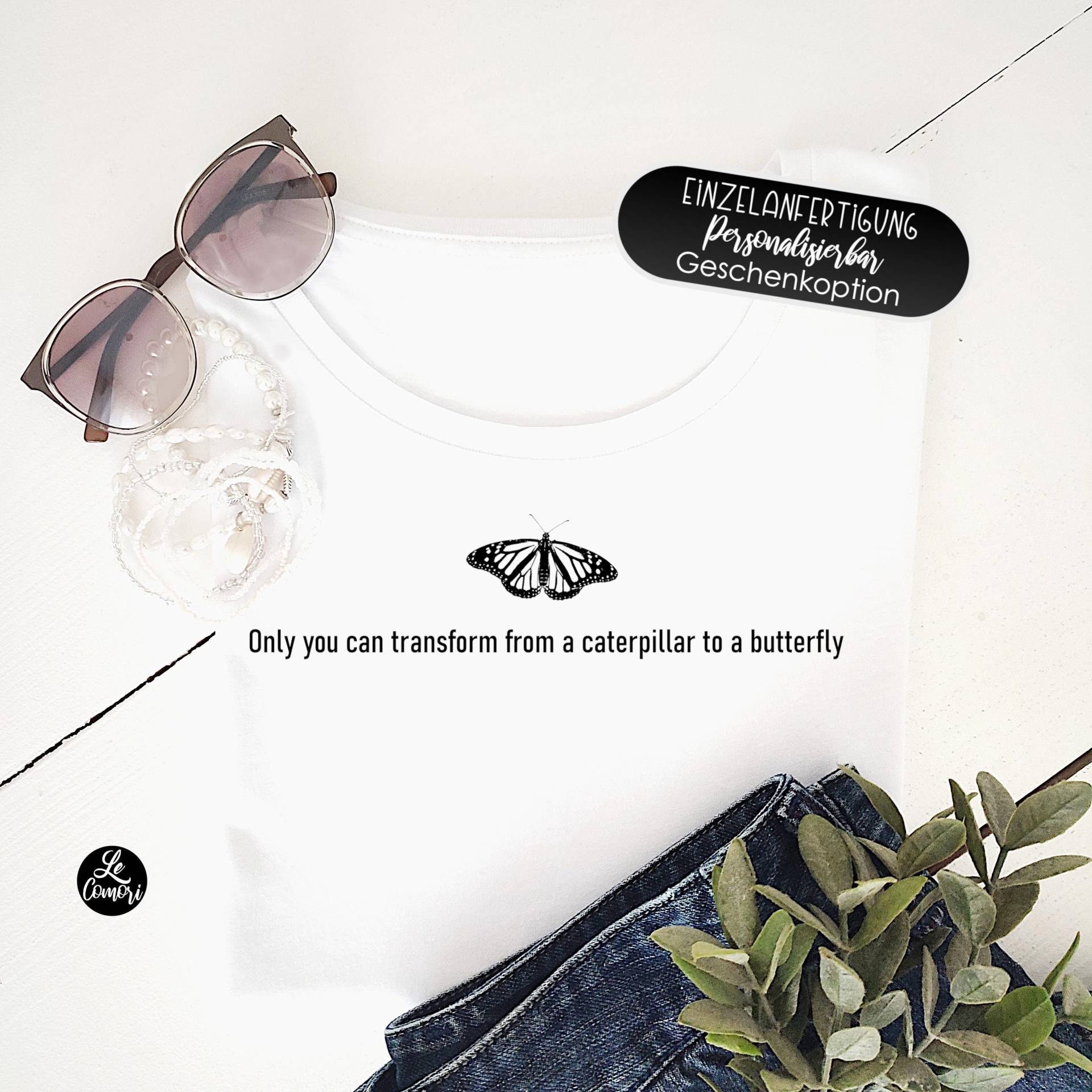 Ab 26, 50 Euro, T-Shirt Bedruckt, Personalisierte T-Shirt, Mit Aufdruck, Selbst Bedrucktes T-Shirt, Bio T Shirts Sprüchen von LeComori