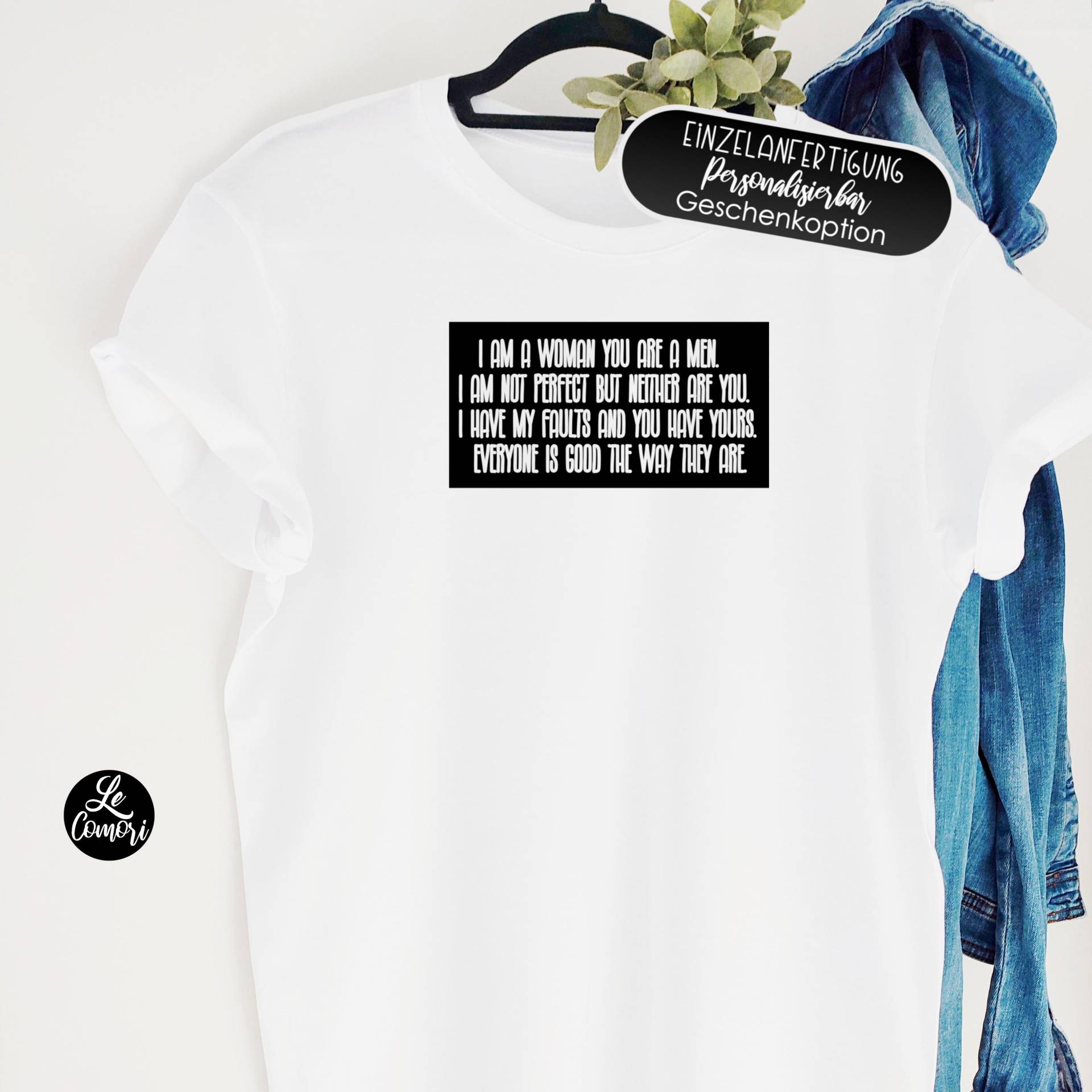 Ab 26, 50 Euro, T-Shirt Bedruckt, Personalisierte T-Shirt, Mit Aufdruck, Selbst Bedrucktes T-Shirt, Bio T Shirts Sprüchen von LeComori