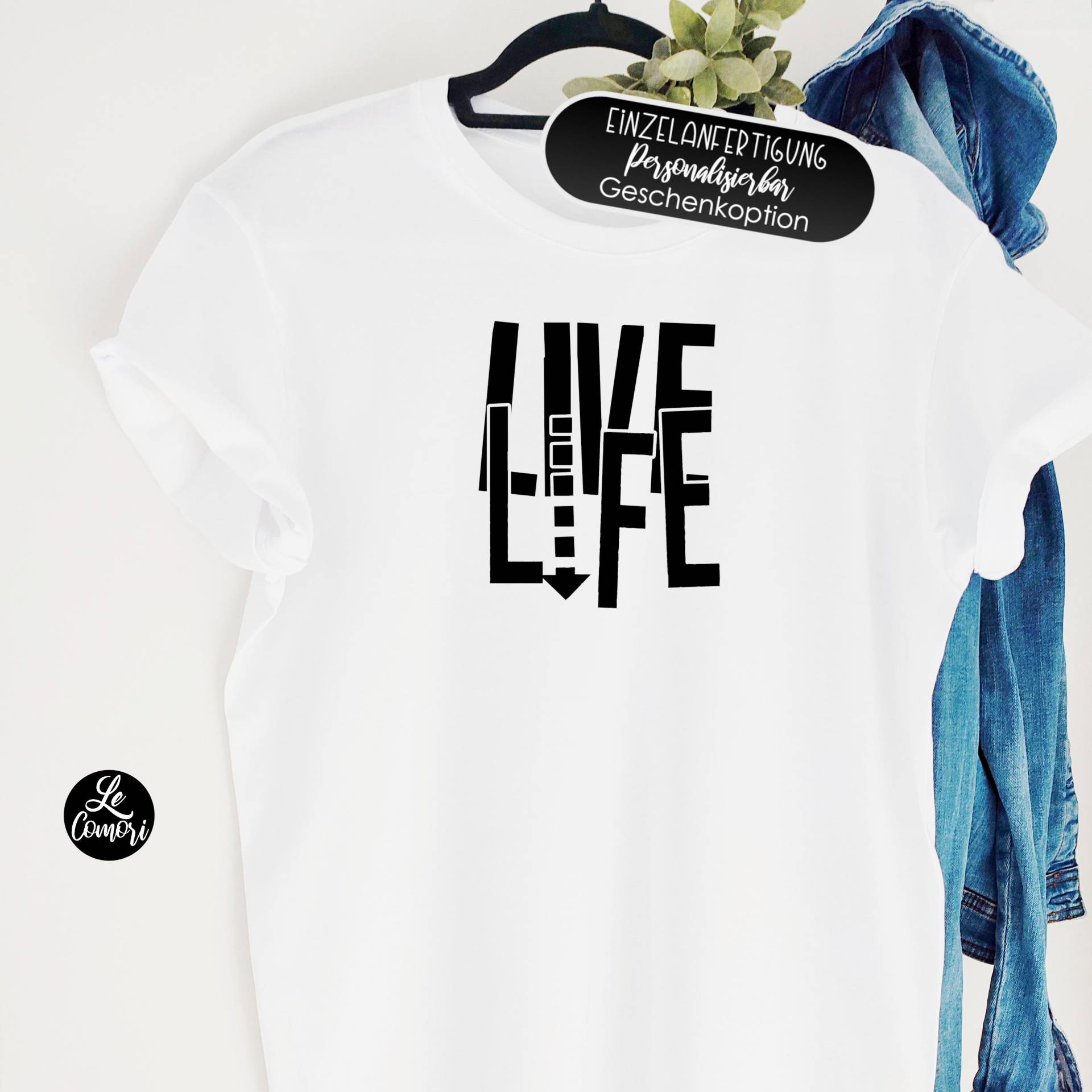 Ab 26, 50 Euro, T-Shirt Bedruckt, Personalisierte T-Shirt, Mit Aufdruck, Selbst Bedrucktes T-Shirt, Bio T Shirts Sprüchen von LeComori