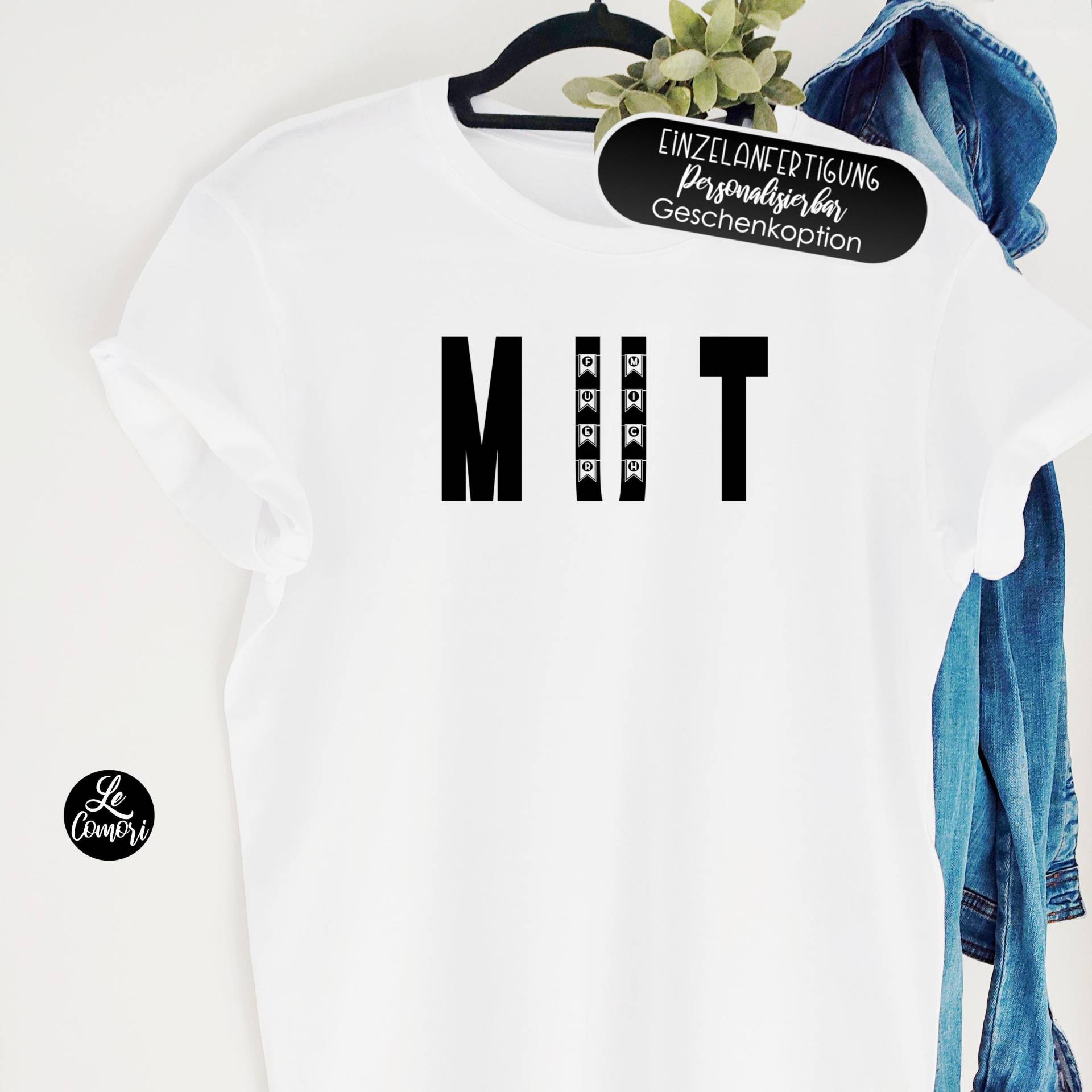 Ab 26, 50 Euro, T-Shirt Bedruckt, Personalisierte T-Shirt, Mit Aufdruck, Selbst Bedrucktes T-Shirt, Bio T Shirts Sprüchen von LeComori