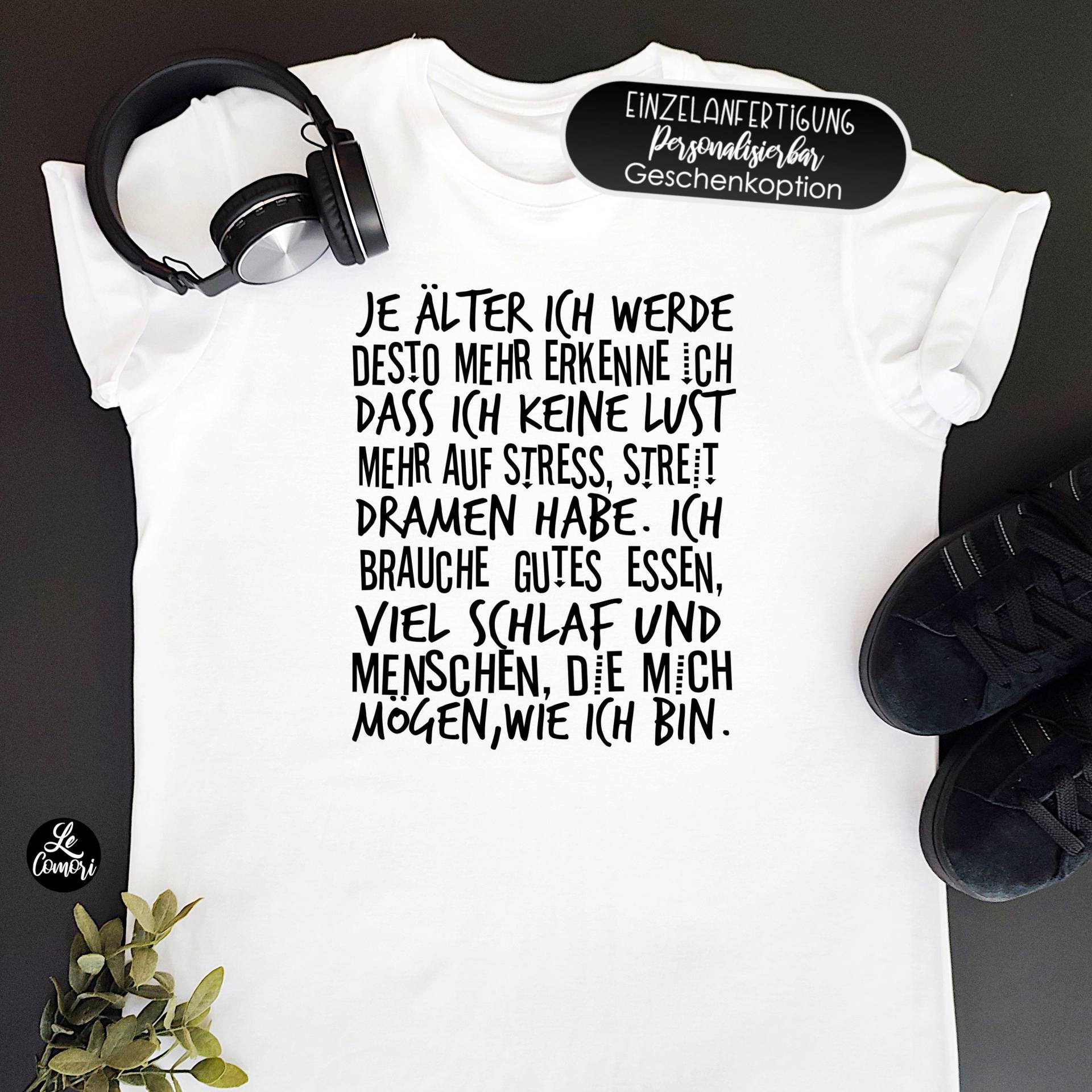 Ab 26, 50 Euro, T-Shirt Bedruckt, Personalisierte T-Shirt, Mit Aufdruck, Selbst Bedrucktes T-Shirt, Bio T Shirts Sprüchen von LeComori