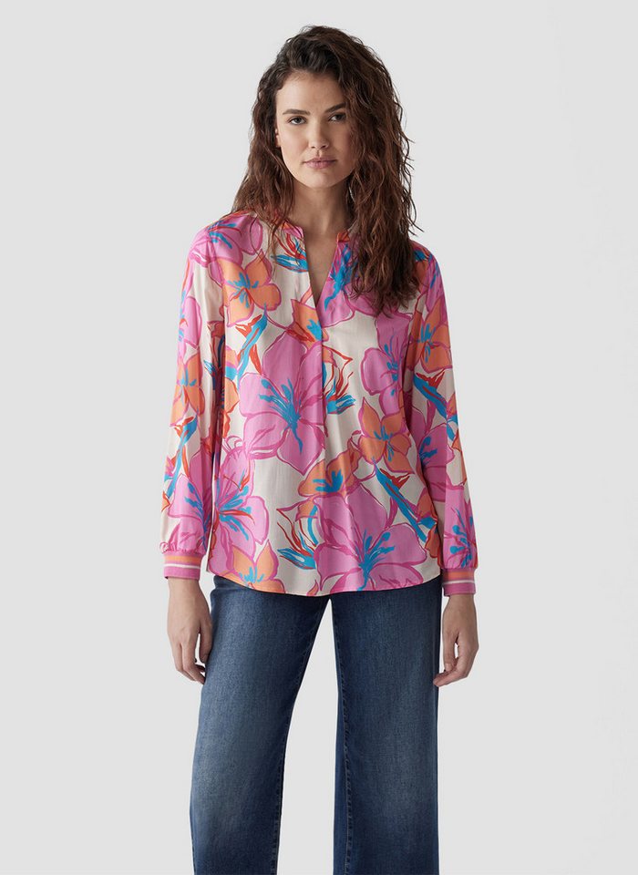 LeComte Klassische Bluse LeComte Farbenfrohe Bluse mit floralem Print von LeComte