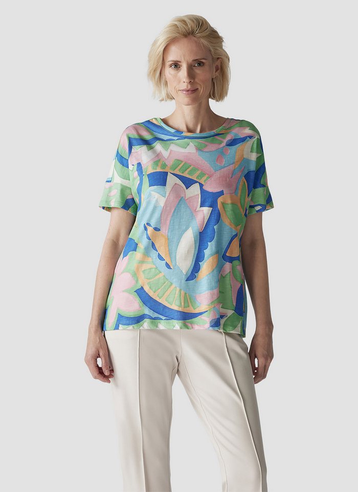 LeComte Print-Shirt LeComte T-Shirt mit farbenfrohem Muster LeComte Print-Shirt LeComte T-Shirt mit farbenfrohem Muster von LeComte