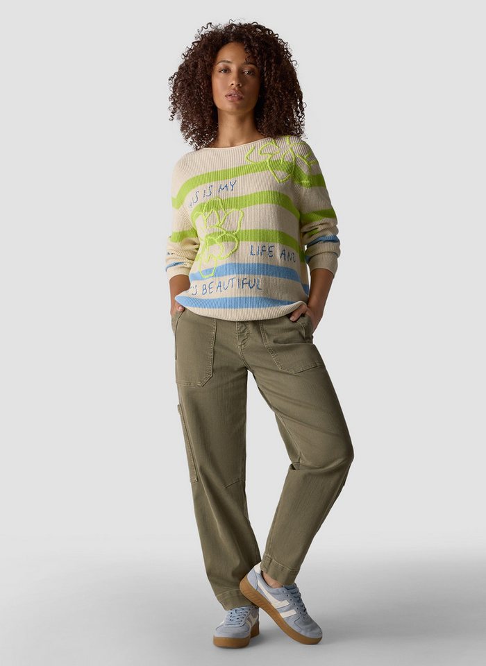 LeComte Rundhalspullover Sporty Chic von LeComte