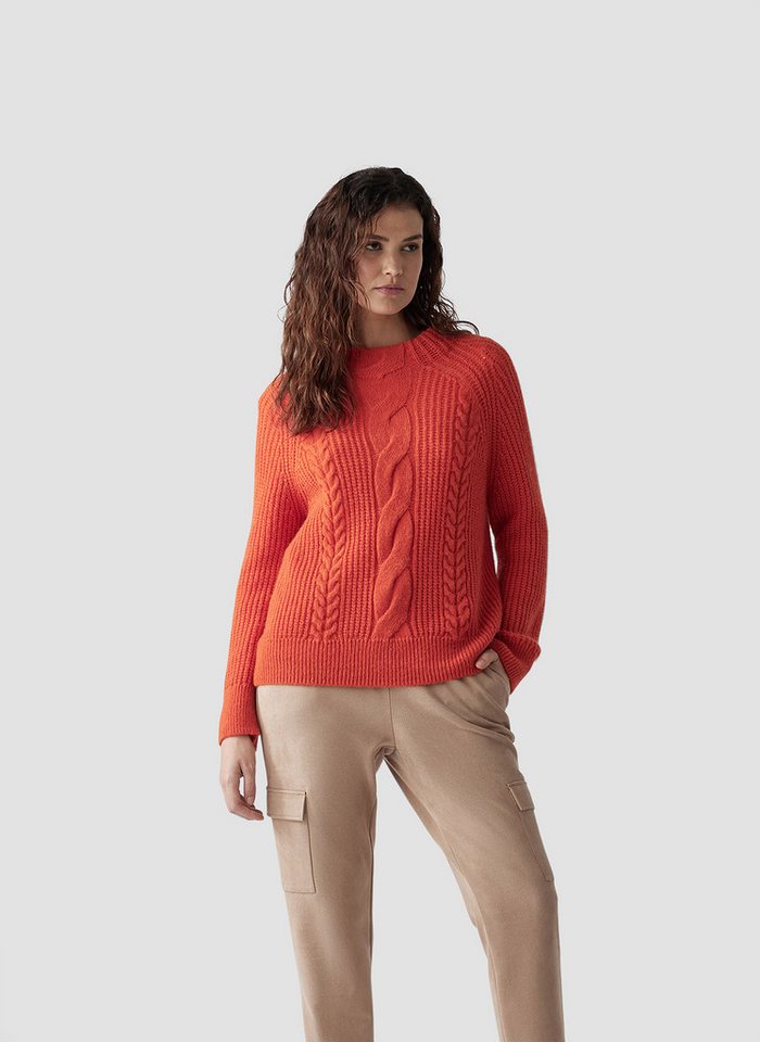 LeComte Strickpullover LeComte Zopfstrick-Pullover mit klassischem Design von LeComte