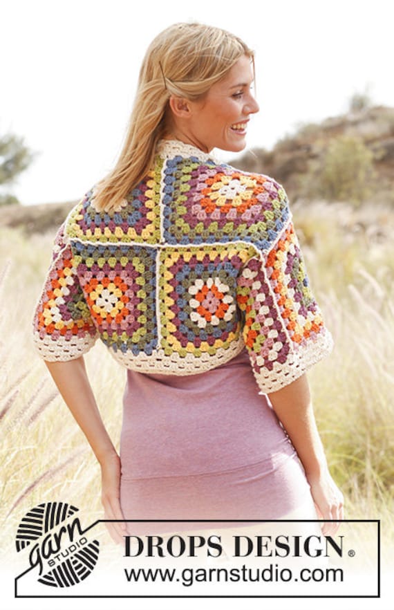 Häkel Bolero Marina Verschiedene Größen Erhältlich von LeCreationDeChloe