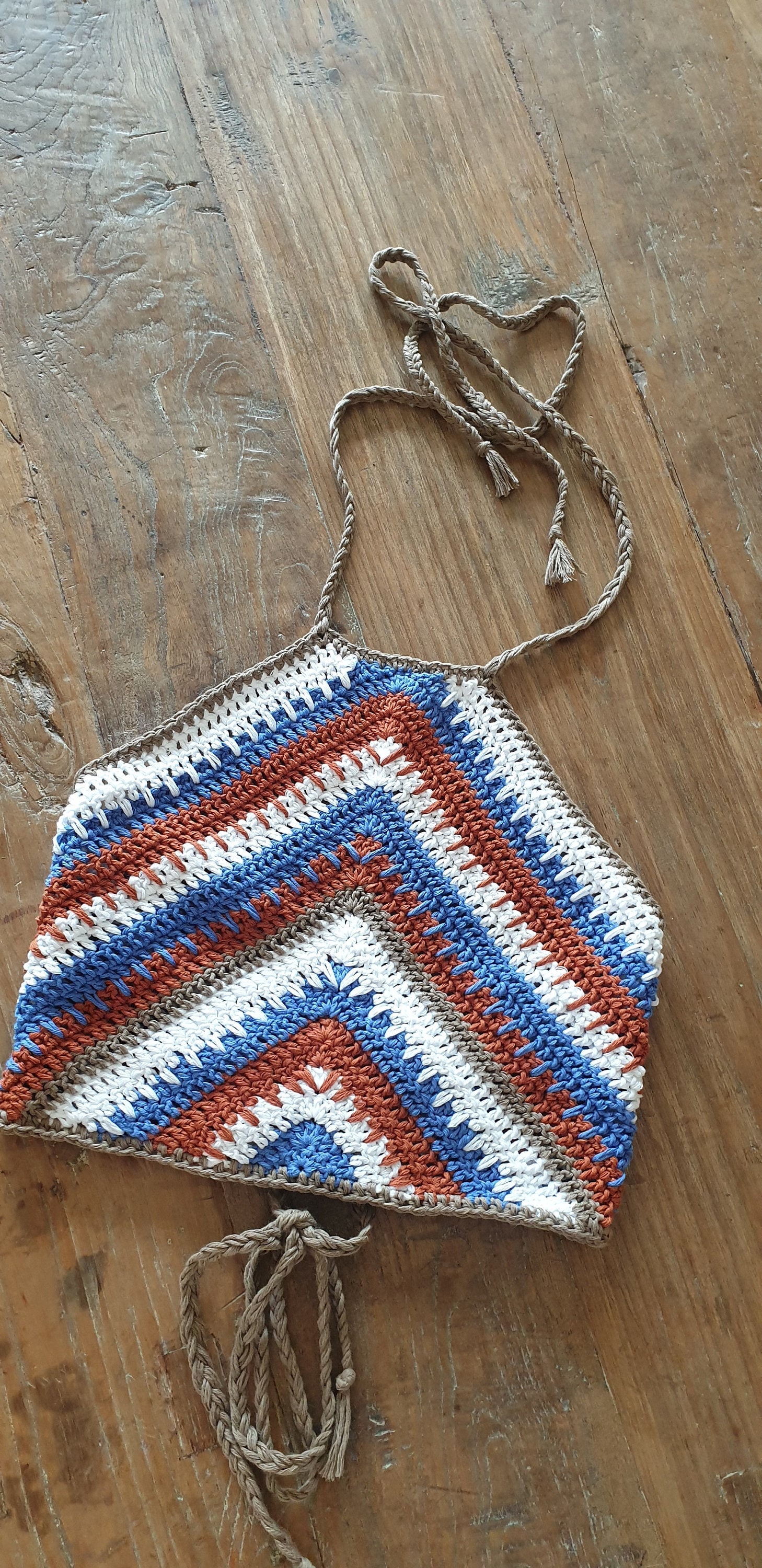 Häkel Crop Top Boho von LeCreationDeChloe