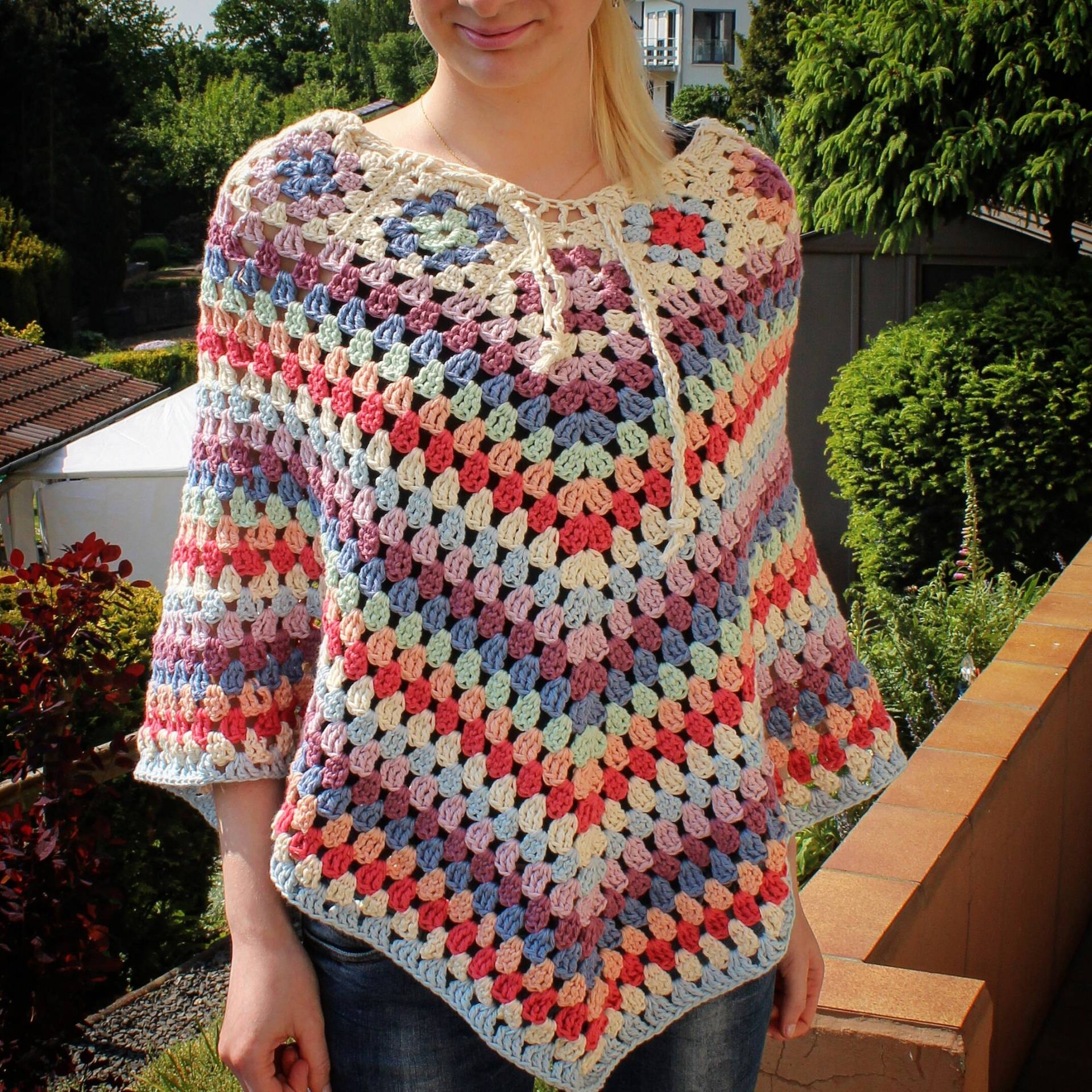 Häkel Poncho Boho von LeCreationDeChloe