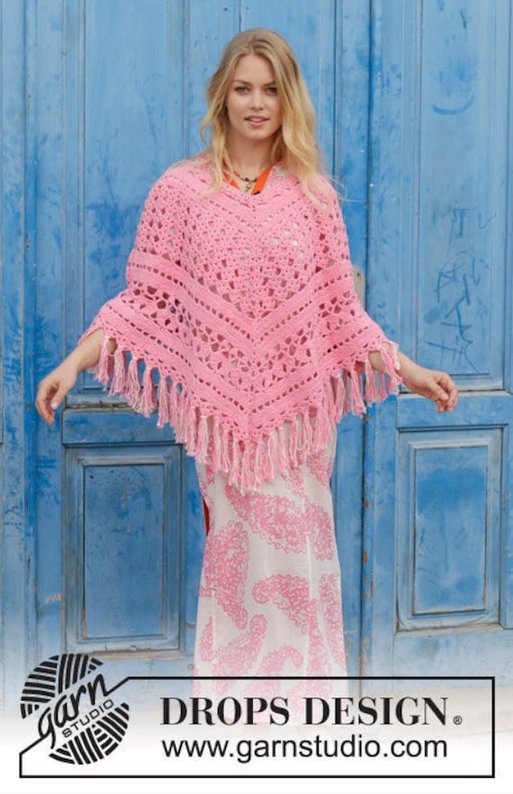 Häkel Poncho Lena Verschiedene Farben Und Größen Erhältlich von LeCreationDeChloe