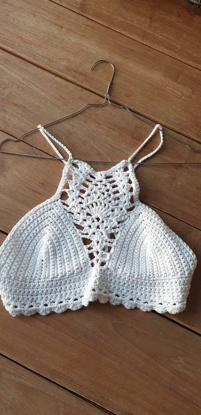 Häkeltop Pineapple Weiß von LeCreationDeChloe