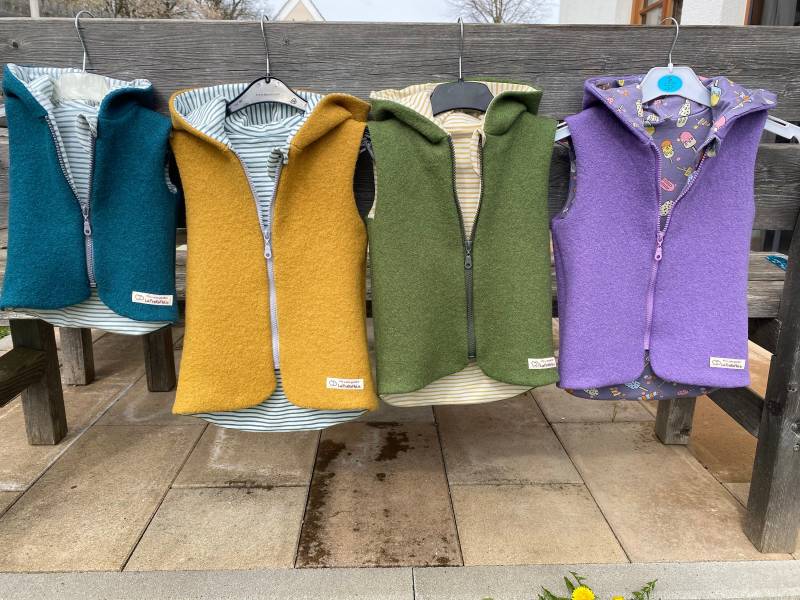 Walkweste, Walk, Weste, Übergangsjacke, Babyweste von LeFraXaFloLu