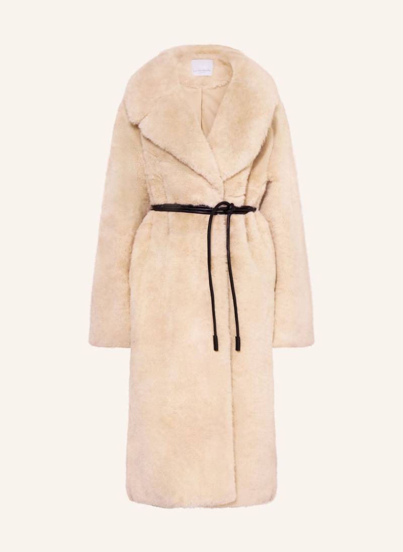 Leger Studio Kunstfell-Mantel Indira weiss von LeGer Studio