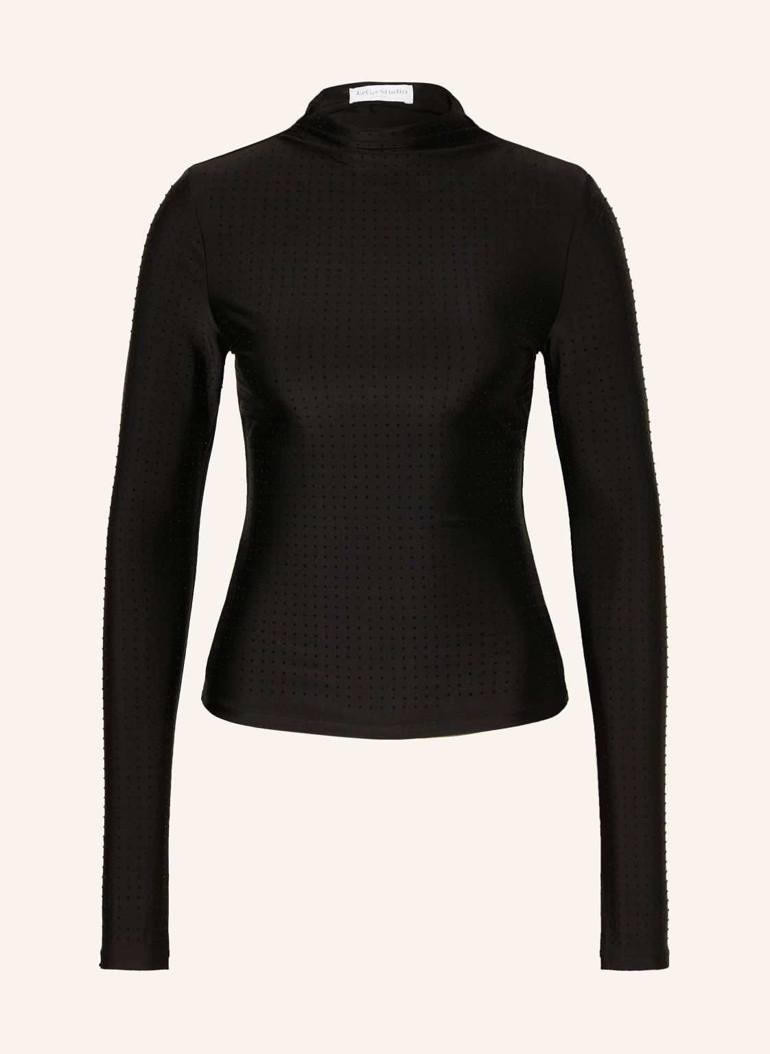 Leger Studio Longsleeve Daniela Mit Schmucksteinen schwarz von LeGer Studio