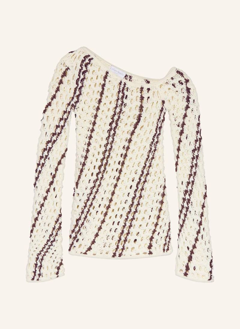 Leger Studio One-Shoulder-Pullover Laren weiss von LeGer Studio