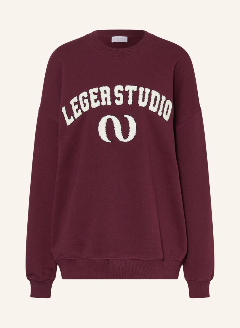 Leger Studio Oversized-Sweatshirt Isabelle rot von LeGer Studio