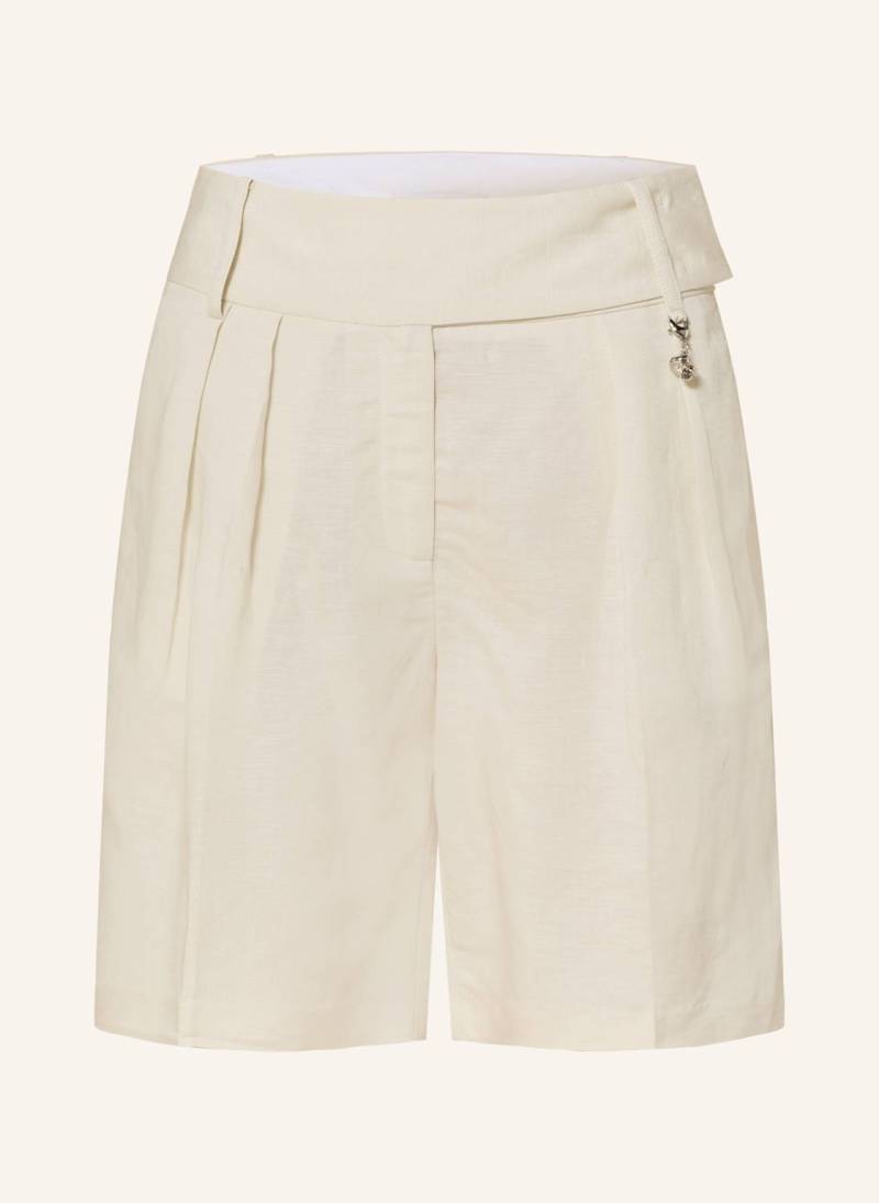 Leger Studio Shorts Frej Mit Leinen beige von LeGer Studio