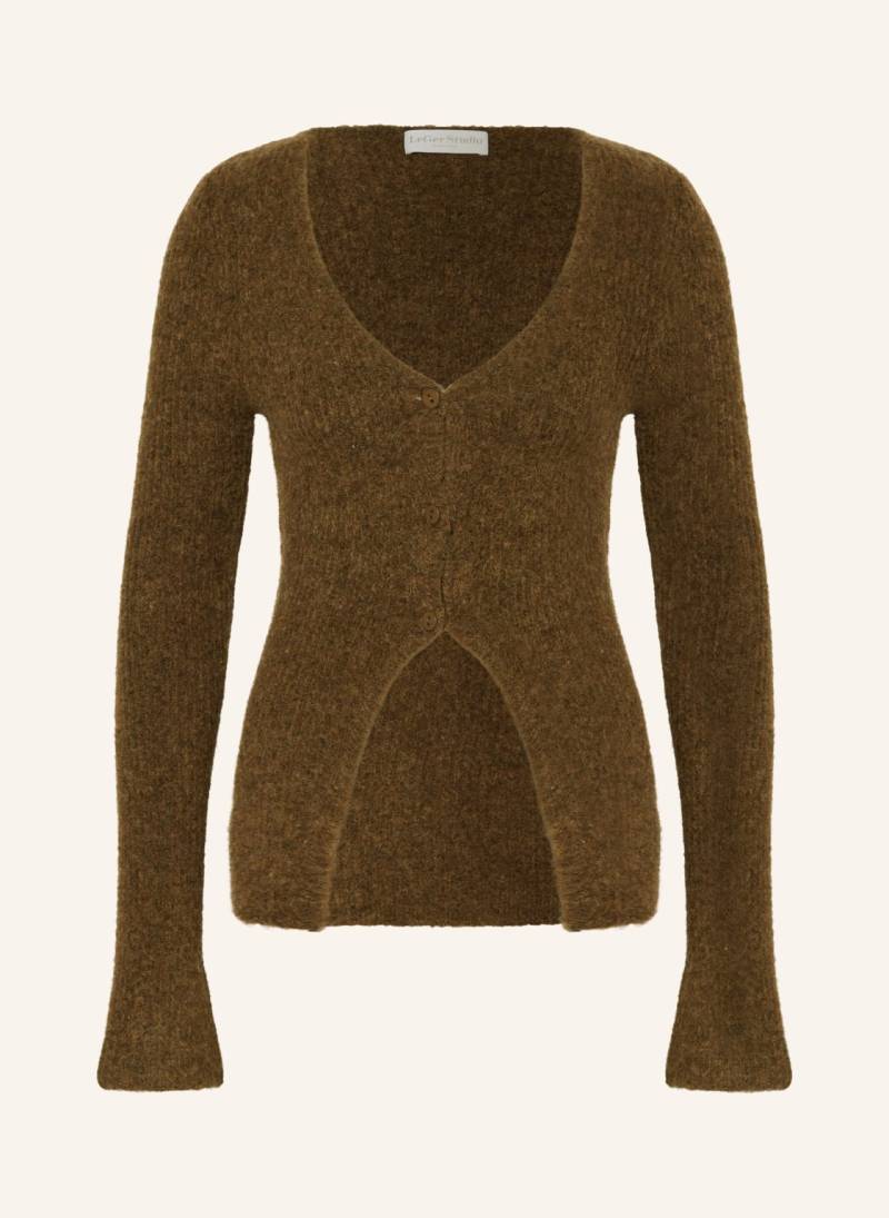 Leger Studio Strickjacke Frederike Mit Alpaka braun von LeGer Studio