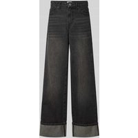 LeGer by Lena Gercke Baggy Fit Jeans im 5-Pocket-Design Modell 'Marin' in Dunkelgrau, Größe 38 von LeGer by Lena Gercke