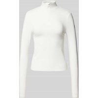 LeGer by Lena Gercke Longsleeve mit Stehkragen Modell 'Elina' in Offwhite, Größe 44 LeGer by Lena Gercke Longsleeve mit Stehkragen Modell 'Elina' in Offwhite, Größe 44 von LeGer by Lena Gercke