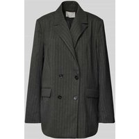 LeGer by Lena Gercke Oversized Blazer mit Reverskragen Modell 'Delphine' in Mittelgrau Melange, Größe 40 von LeGer by Lena Gercke