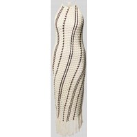 LeGer by Lena Gercke Strickkleid mit Lochmuster in Offwhite, Größe 42 von LeGer by Lena Gercke