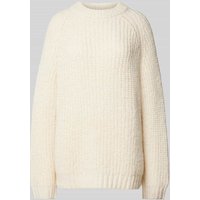 LeGer by Lena Gercke Strickpullover mit Rundhalsausschnitt Modell 'Leslie' in Offwhite, Größe 40 von LeGer by Lena Gercke