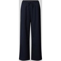 LeGer by Lena Gercke Wide Leg Stoffhose mit Tunnelzug Modell 'Rabea' in Mittelgrau Melange, Größe 38 von LeGer by Lena Gercke