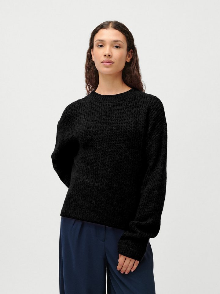 LeGer Strickpullover Florina, LeGer by Lena Gercke überschnittene Schultern, lockere Form, Rundhals von LeGer