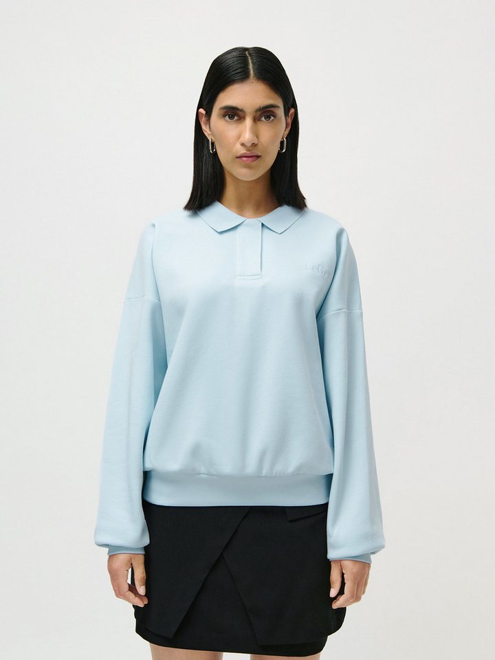 LeGer Sweatshirt Janneke, LeGer by Lena Gercke mit Kragen, normale Passform von LeGer